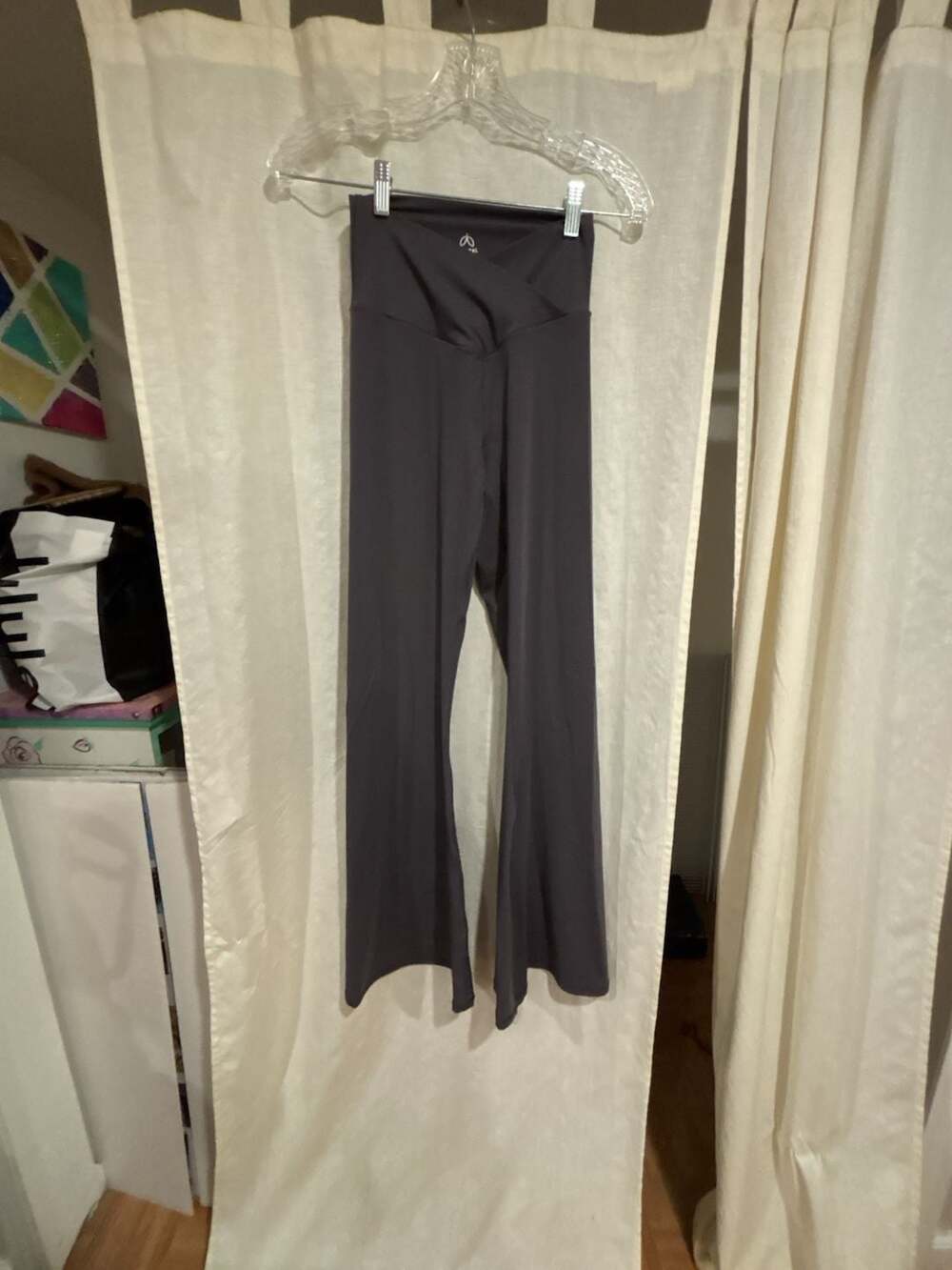 Sunzel Crossover High Waisted Flare Leggings